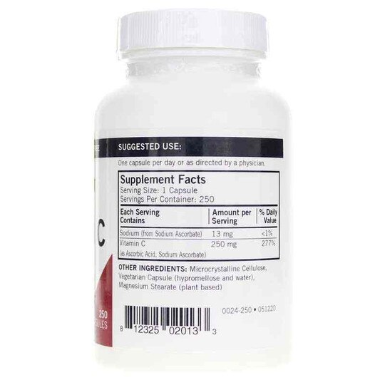Vitamin C 250 Mg Capsules, KRK